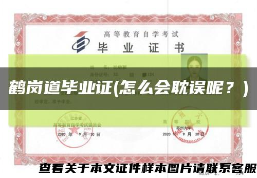 鶴崗道畢業證(怎么會耽誤呢？)縮略圖
