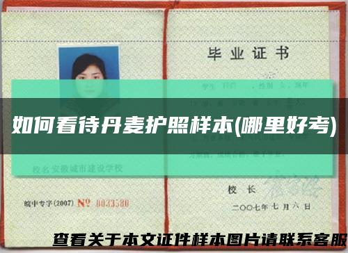 如何看待丹麥護照樣本(哪里好考)縮略圖
