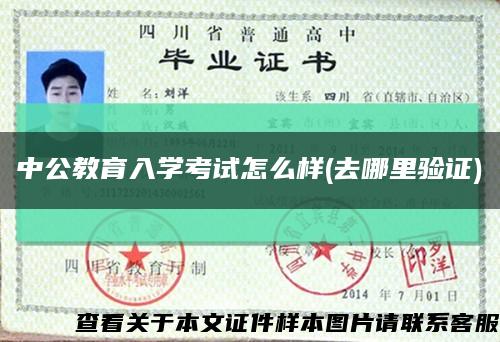 中公教育入學考試怎么樣(去哪里驗證)縮略圖