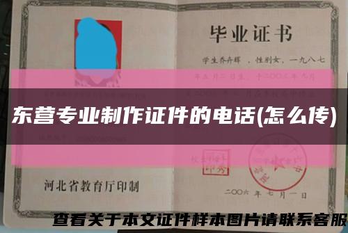 東營專業制作證件的電話(怎么傳)縮略圖
