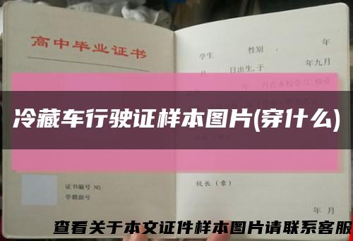 冷藏車行駛證樣本圖片(穿什么)縮略圖