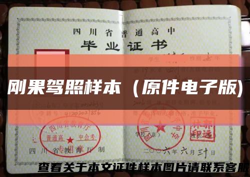 剛果駕照樣本（原件電子版)縮略圖