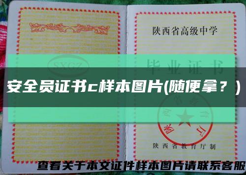 安全員證書c樣本圖片(隨便拿？)縮略圖