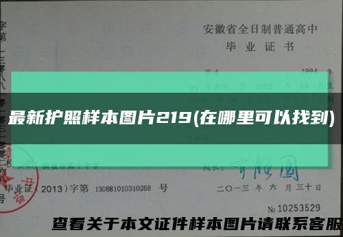 最新護照樣本圖片219(在哪里可以找到)縮略圖