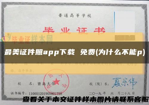 最美證件照app下載 免費(為什么不能p)縮略圖