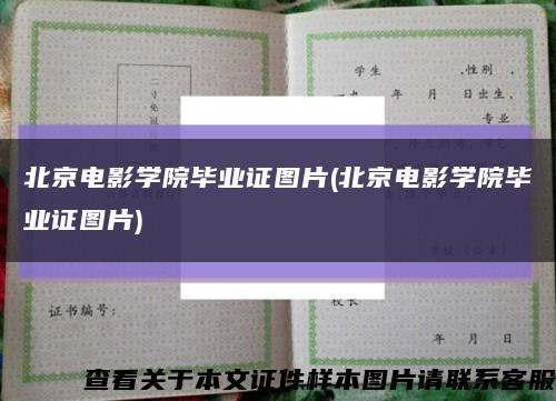 北京電影學院畢業證圖片(北京電影學院畢業證圖片)縮略圖