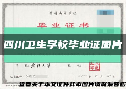 四川衛生學校畢業證圖片縮略圖