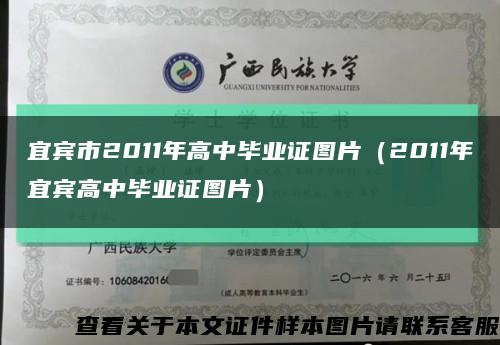 宜賓市2011年高中畢業證圖片（2011年宜賓高中畢業證圖片）縮略圖