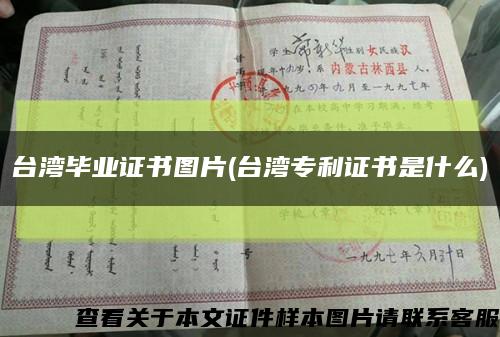 臺灣畢業證書圖片(臺灣專利證書是什么)縮略圖