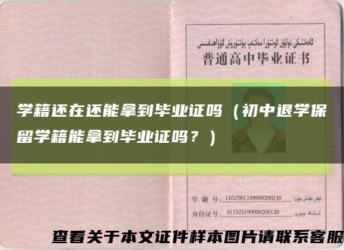 學籍還在還能拿到畢業證嗎（初中退學保留學籍能拿到畢業證嗎？）縮略圖