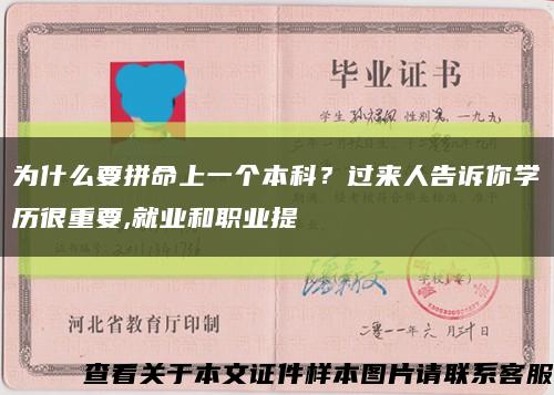 為什么要拼命上一個本科？過來人告訴你學歷很重要,就業和職業提縮略圖