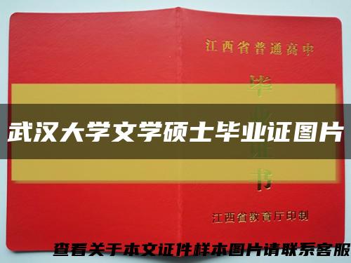 武漢大學文學碩士畢業證圖片縮略圖