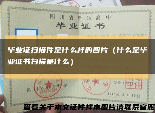 畢業證掃描件是什么樣的圖片（什么是畢業證書掃描是什么）縮略圖
