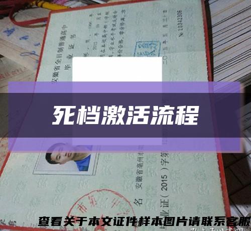 死檔激活流程縮略圖