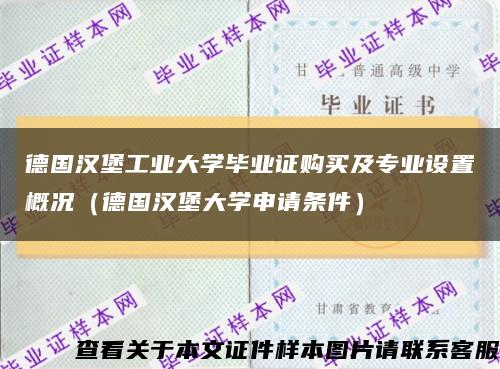德國漢堡工業大學畢業證購買及專業設置概況（德國漢堡大學申請條件）縮略圖