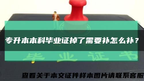 專升本本科畢業證掉了需要補怎么補？縮略圖