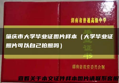 肇慶市大學畢業證圖片樣本（大學畢業證照片可以自己拍照嗎）縮略圖