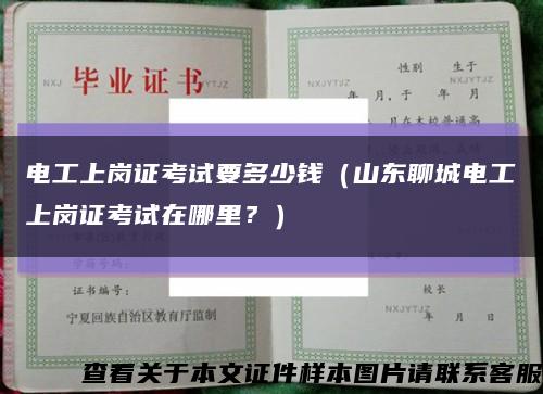 電工上崗證考試要多少錢（山東聊城電工上崗證考試在哪里？）縮略圖
