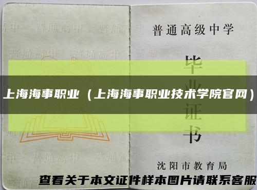 上海海事職業（上海海事職業技術學院官網）縮略圖