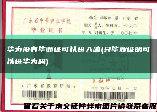 華為沒有畢業證可以進入嘛(只畢業證明可以進華為嗎)縮略圖