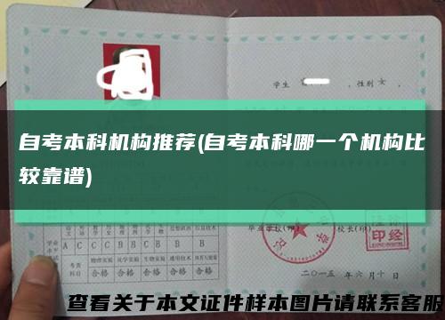 自考本科機構推薦(自考本科哪一個機構比較靠譜)縮略圖