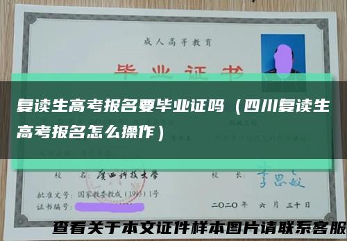 復讀生高考報名要畢業證嗎（四川復讀生高考報名怎么操作）縮略圖