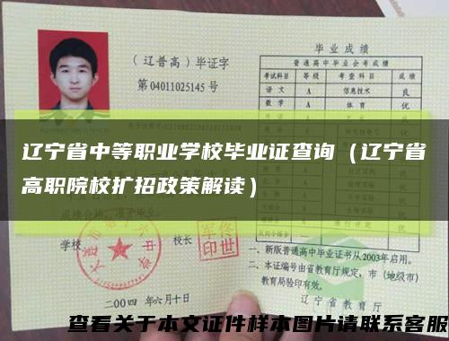 遼寧省中等職業學校畢業證查詢（遼寧省高職院校擴招政策解讀）縮略圖