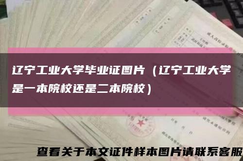遼寧工業大學畢業證圖片（遼寧工業大學是一本院校還是二本院校）縮略圖