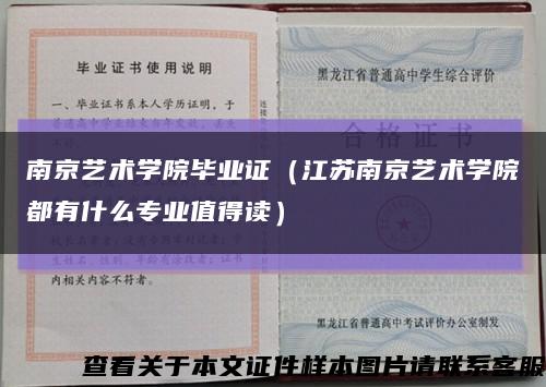 南京藝術學院畢業證（江蘇南京藝術學院都有什么專業值得讀）縮略圖