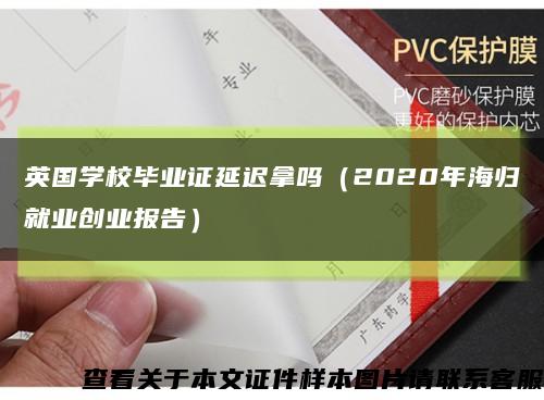 英國學校畢業證延遲拿嗎（2020年海歸就業創業報告）縮略圖