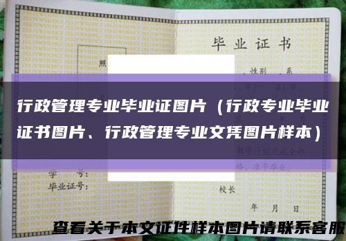 行政管理專業畢業證圖片（行政專業畢業證書圖片、行政管理專業文憑圖片樣本）縮略圖