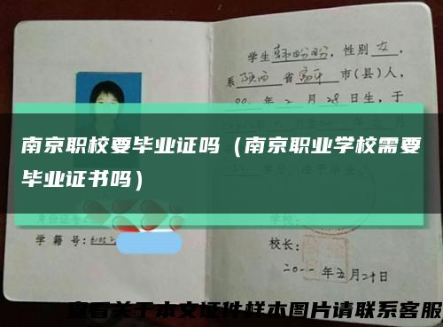 南京職校要畢業證嗎（南京職業學校需要畢業證書嗎）縮略圖