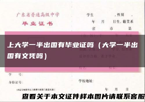 上大學一半出國有畢業證嗎（大學一半出國有文憑嗎）縮略圖