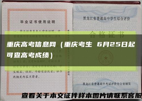重慶高考信息網（重慶考生 6月25日起可查高考成績）縮略圖