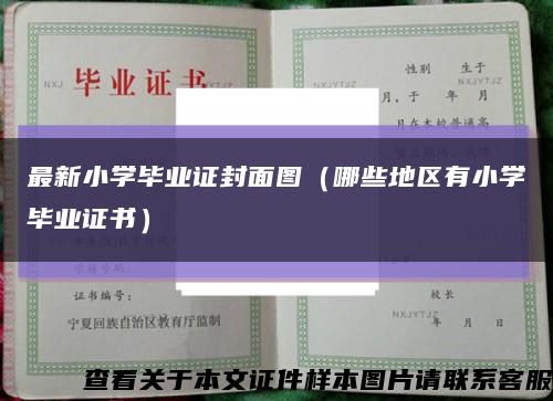 最新小學畢業證封面圖（哪些地區有小學畢業證書）縮略圖