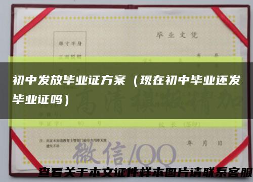 初中發放畢業證方案（現在初中畢業還發畢業證嗎）縮略圖