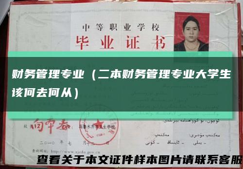 財務管理專業（二本財務管理專業大學生該何去何從）縮略圖