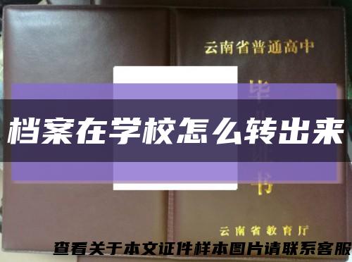 檔案在學校怎么轉出來縮略圖