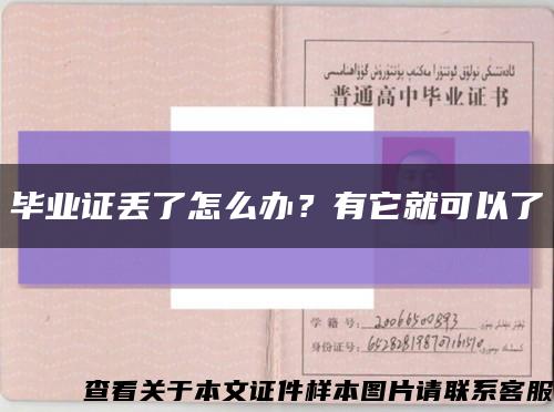 畢業證丟了怎么辦？有它就可以了縮略圖