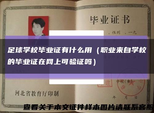 足球學校畢業證有什么用（職業來自學校的畢業證在網上可驗證嗎）縮略圖