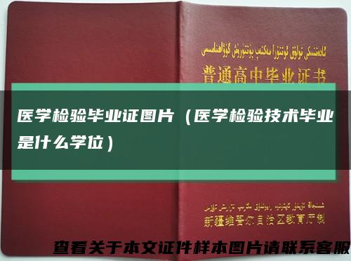 醫學檢驗畢業證圖片（醫學檢驗技術畢業是什么學位）縮略圖