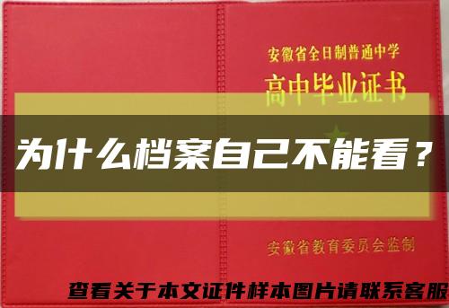 為什么檔案自己不能看？縮略圖