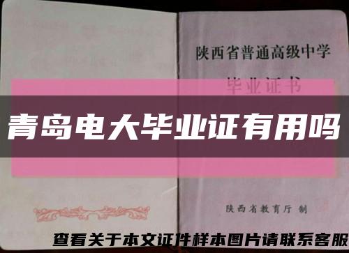 青島電大畢業證有用嗎縮略圖