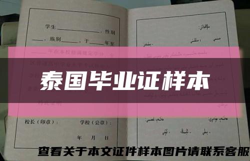 泰國畢業證樣本縮略圖