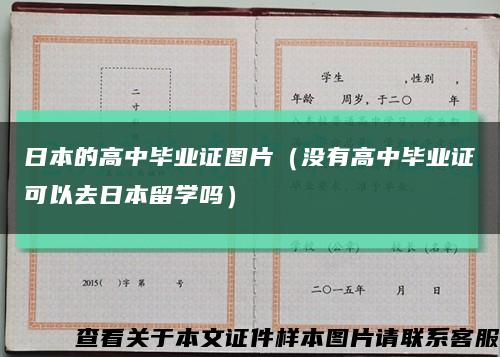 日本的高中畢業證圖片（沒有高中畢業證可以去日本留學嗎）縮略圖