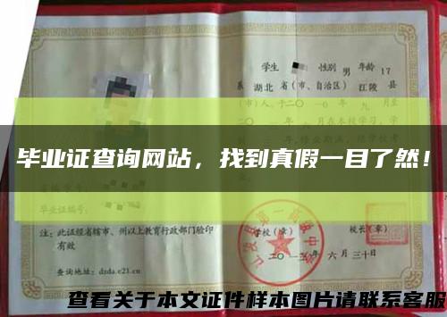 畢業證查詢網站，找到真假一目了然！縮略圖
