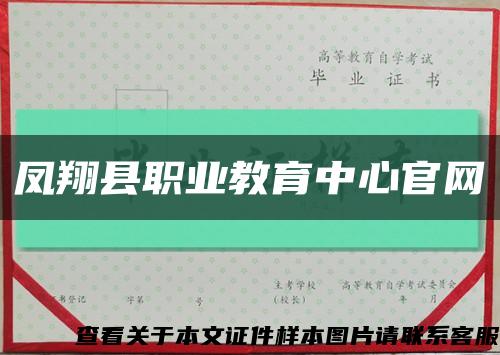 鳳翔縣職業教育中心官網縮略圖