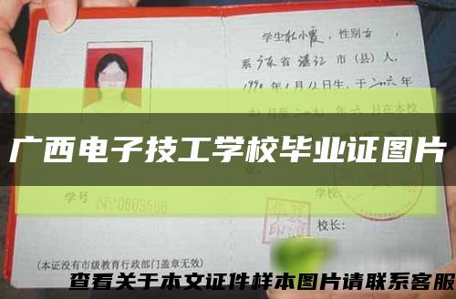 廣西電子技工學校畢業證圖片縮略圖