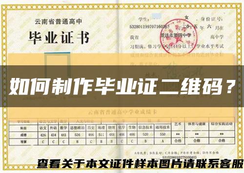 如何制作畢業證二維碼？縮略圖