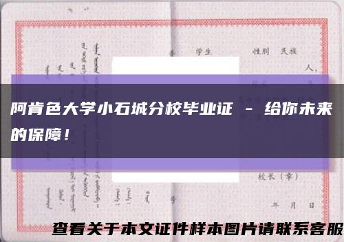 阿肯色大學小石城分校畢業證 - 給你未來的保障！縮略圖